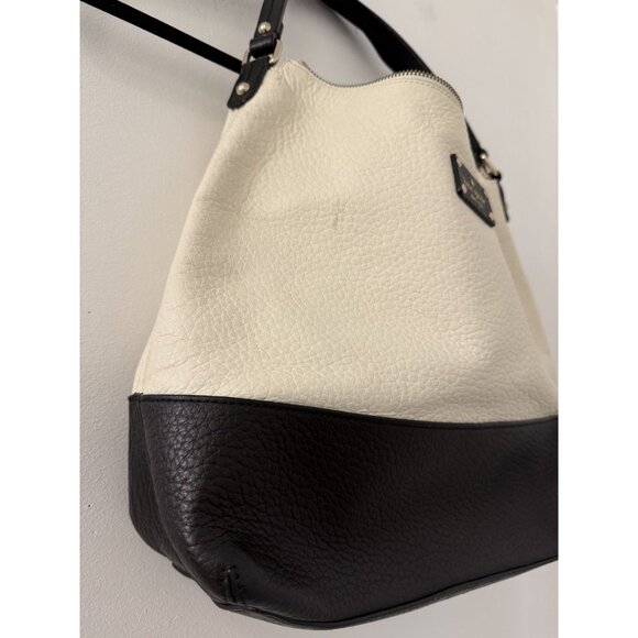Kate Spade Women's Black and Cream Bay Street Lexie Bucket bag Minimalist - Picture 2 of 7